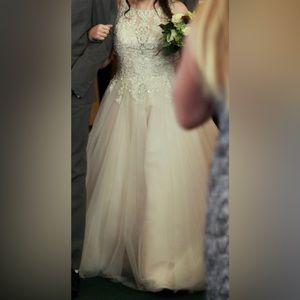 Allure Champagne Colour Wedding Dress